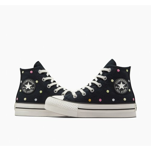 Converse Ženske patike chuck taylor all star lift embroidered polka dots platform Slike