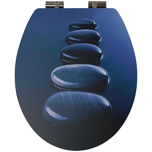 Poseidon WC daska Bato Stone (Samospuštajuća, Drvo, Plave boje)