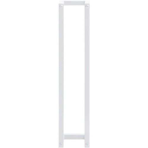 VidaXL stalak za ručnike bijeli 12,5 x 12,5 x 60 cm čelični Slike