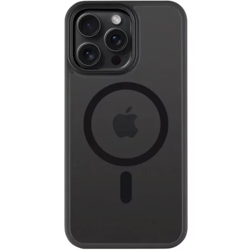 TACTICAL Asphalt MagForce silikonski ovitek za iPhone 15 Pro Max - prozorno črn