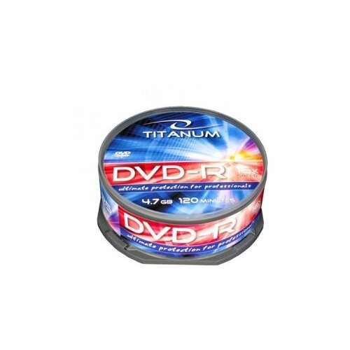  DVD-R TITANUM 4,7 GB X16, CAKE BOX 25 kom, 1280 Slike