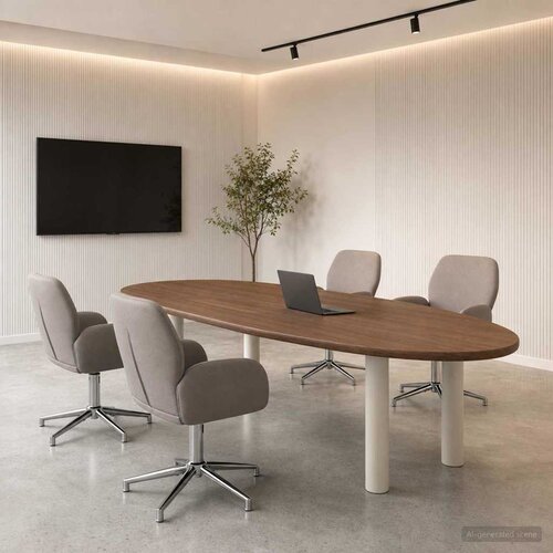  Okretne radne stolice 4 kom. 54 x 58 x 90 cm Sivosmeđa Tkanina Slike