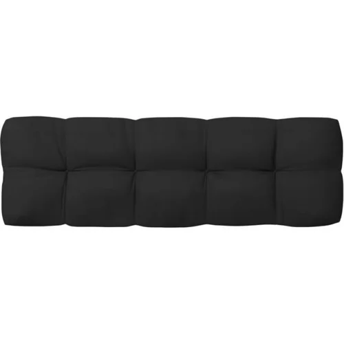  Blazina za kavč iz palet črna 120x40x10 cm