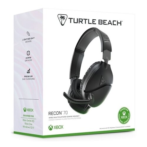 Turtle Beach Recon 70X žične slu&scaron;alke črne barve za PC & Xbox Series & Xbox One & PS5 & PS4 & Switch Cene