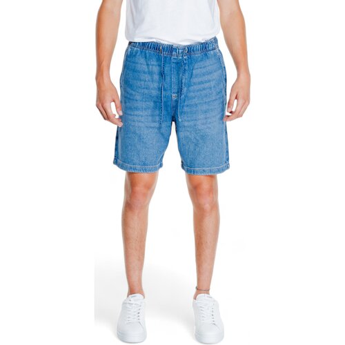 Jack &amp;amp; Jones Kratke hlače &amp;amp; Bermuda JJIJAIDEN JJJOGGER SHORTS MF 370 LN 12270055 Modra Slike