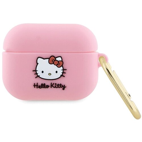 Hello Kitty SILIKONSKI OVITEK 3D MAČJA GLAVA ZA AIRPODS PRO ROZA, (22006427) Cene