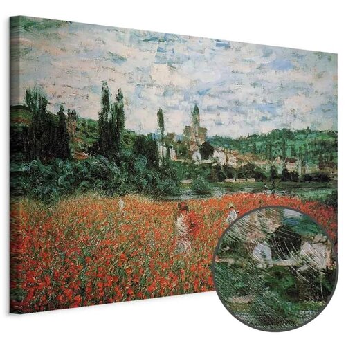  Slika - Claude Monet &ndash; Poppy Field near V&eacute;theuil 90x60 Premium Print Cijene