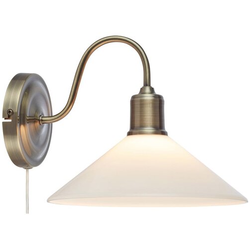 Markslöjd 108865 - Zidna lampa VELA 1xE27/40W/230V mesing/bela Cene