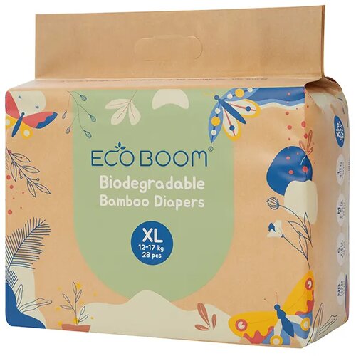 Eco boom Joy Pelene za bebe, XL, od 12 kilograma, 28 komada Slike