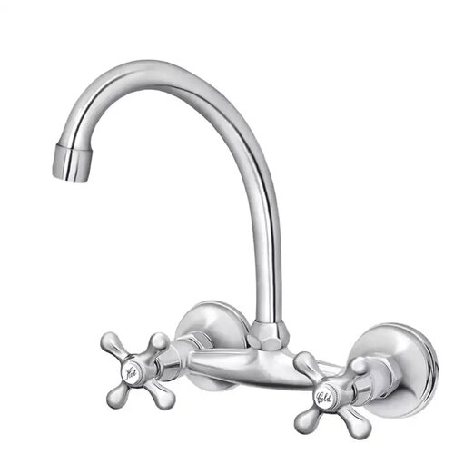 Rosan nostalgija zidna dvoručna baterija za sudoperu ili lavabo 200mm J N03120 Cene