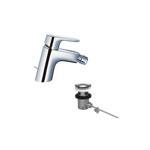 Hansgrohe Ecos 50 Chrome baterija (slavina) za bide sa odlivnim ventilom sifona pop-up 14082000 Cene