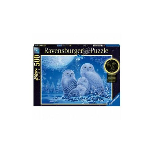 Ravensburger puzzle (slagalice) - Sove na mesečini RA16595 Slike