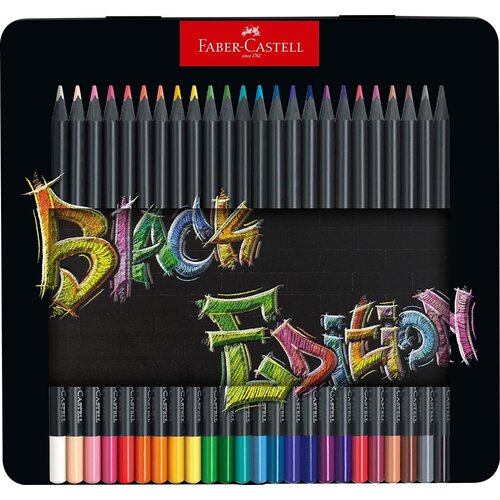  Barvice faber-castell black edition kovinska škatla 1/24 FABER-CASTELL Cene