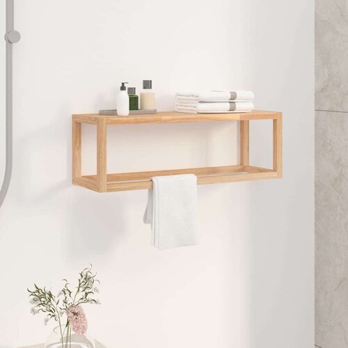  Regal za brisače 60x20x20 cm trdna orehovina Cene