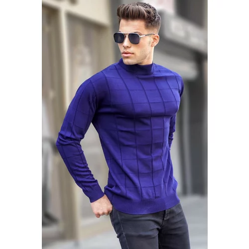 Madmext Sweater - Dark blue - Slim fit