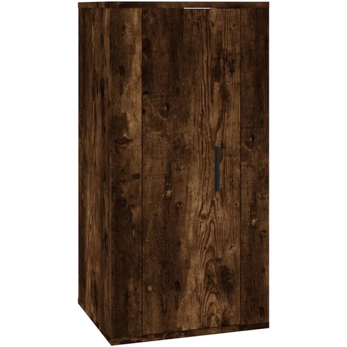 Maison Chic Stenska TV omarica - TV stojalo - Televizijska omarica dimljen hrast 40x34,5x80 cm, (21701555) Cene