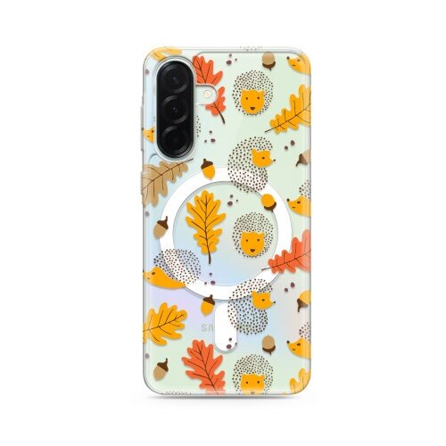  Futrola silikonska print magsafe za samsung a366b galaxy a36 5g leaves ( F122859 ) Slike