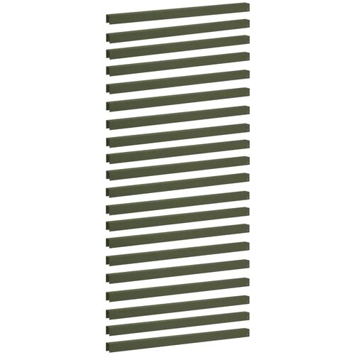 Profil za rubove vrta 20 kom. 100 x 5 x 5 cm Čelik - Maslinastozelena 100 x 5 x 5 cm 20 Slike
