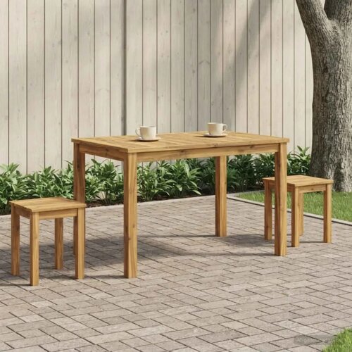  Stolić za kavu Bijela 50 x 100 5 x 45 cm Čvrsto drvo akacije - 50 x 100 5 x 45 cm Bijela Slike
