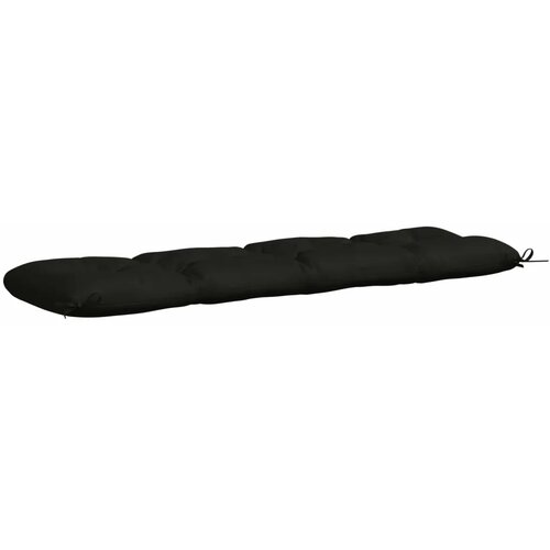  Jastučić za klupu VIANEN 100% poliester Crna 150 x 40 x 12 cm - Crna 150 x 40 x 12 cm Slike