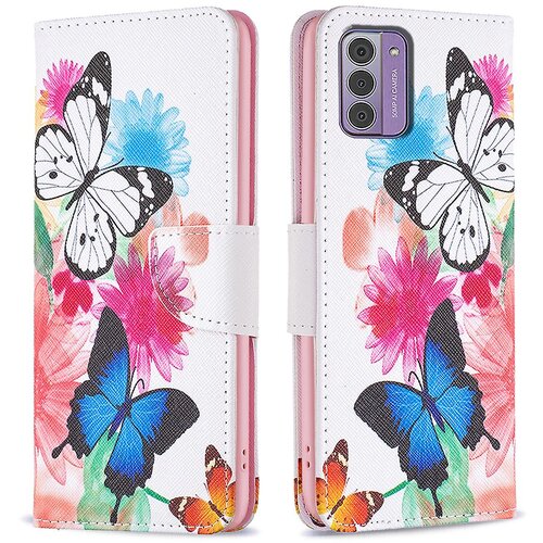 INORCO Ovitek za telefon z denarnico, odporen na padce, za Nokio G310, usnjena torbica za telefon TPU+PU, (22033016) Slike