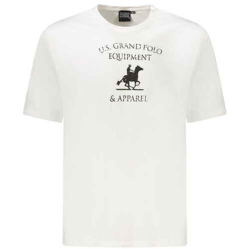 U.S. Grand Polo Club US Grand Polo Mu&amp;scaron;ka Majica Kratkih Rukava Bijela Slike