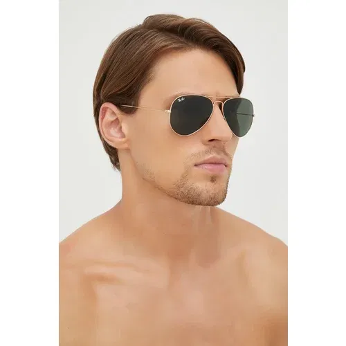 Ray-ban Sončna očala moška, zlata barva