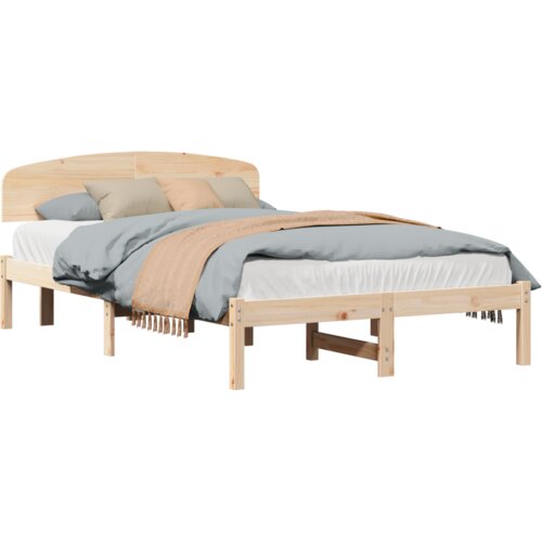 vidaXL Krevet s uzglavljem 120x190 cm od punog bora Cijene