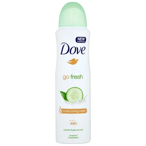Dove Go Fresh Fresh Touch antiperspirant in dezodorant v pršilu 48 ur kumara in zeleni čaj 250 ml