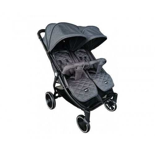 Kolica za blizance Happy2 dark grey Slike