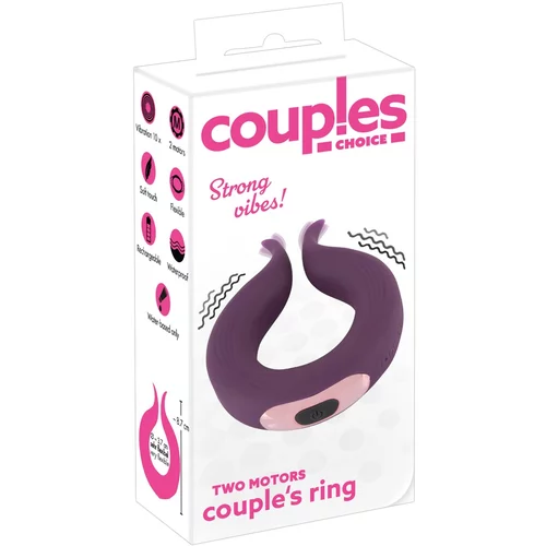 Coup!es Choice Two Motors Couple's Ring Purple