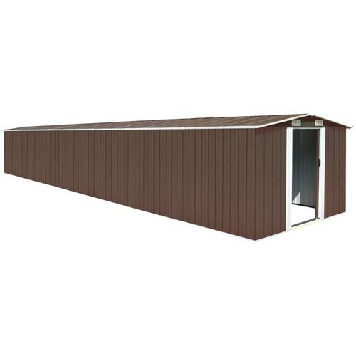  Vrtna lopa rjava 257x779x181 cm pocinkano jeklo Cene