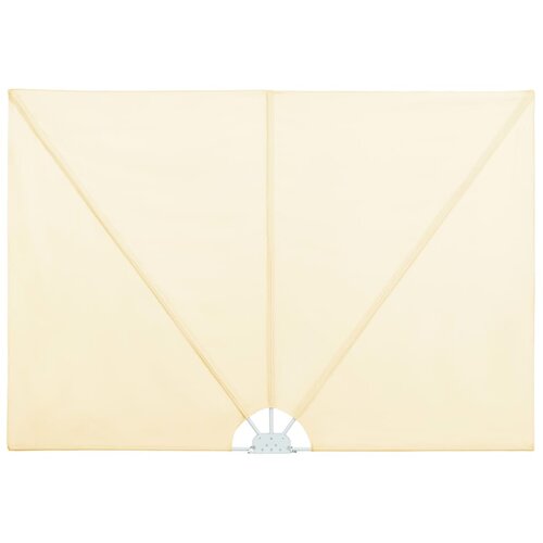  Sklopiva bočna tenda krem 400 x 200 cm Slike