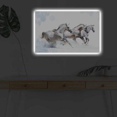 Wallity Zidna slika sa LED osvetljenjem 4570DHDACT-038, 45x70 cm Cijene