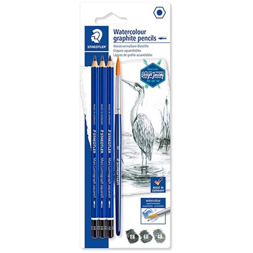Staedtler Akvarelni svinčniki Design Journey, 3 kosi + čopič Cene