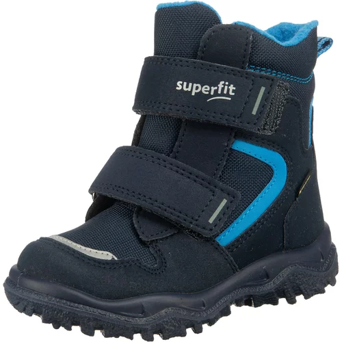 Superfit Čizme za snijeg 'Husky' kobalt plava / nebesko plava / siva