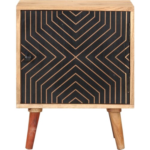 Maison Chic Nočna omarica - Nočna miza 40x30x50 cm trden akacijev les, (21689093) Slike