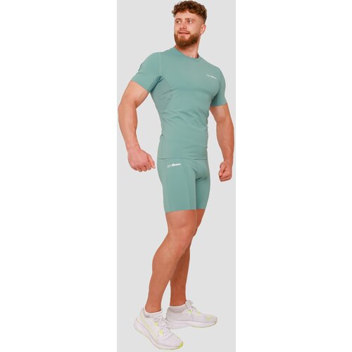 GymBeam mu&amp;scaron;ki &amp;scaron;orc high compression shorts blue Slike
