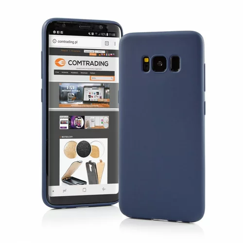  Gumijasti / gel etui Matte za Samsung Galaxy A52 / A52s - modri