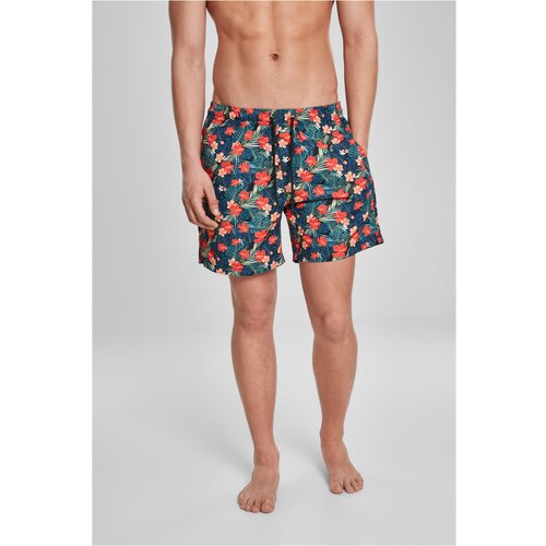 Urban Classics Blk/tropical swimsuit with pattern Cene