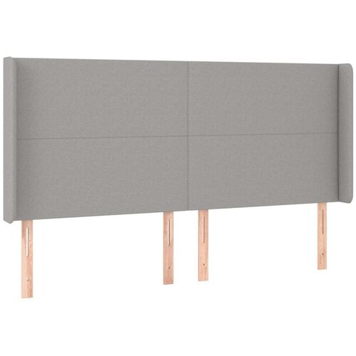  Box spring s madracem svjetlosiva 160x200 cm tkanina Slike