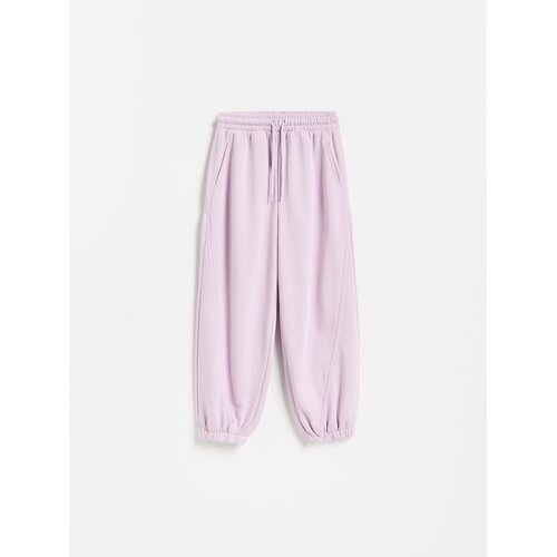 Reserved GIRLS` TROUSERS - boja lavande Cijene