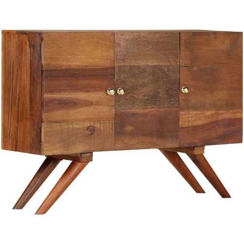 vidaXL Komoda od masivnog obnovljenog drva smeđa 110 x 30 x 75 cm Cene