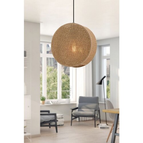Opviq big drum - beige beige chandelier Cene