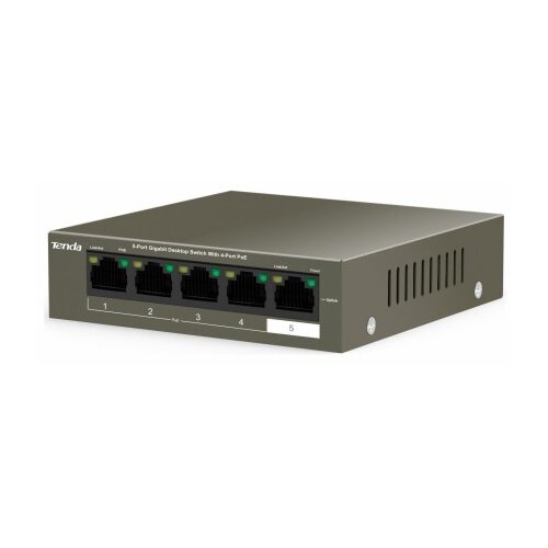 Tenda stikalo Giga 5-port 4x PoE mini kovinsko ohi&scaron;je TEG1105P-4-63W Cene