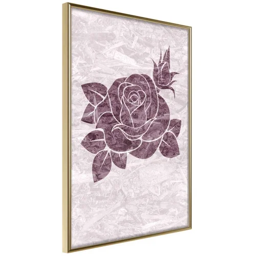  Poster - Monochromatic Rose 20x30