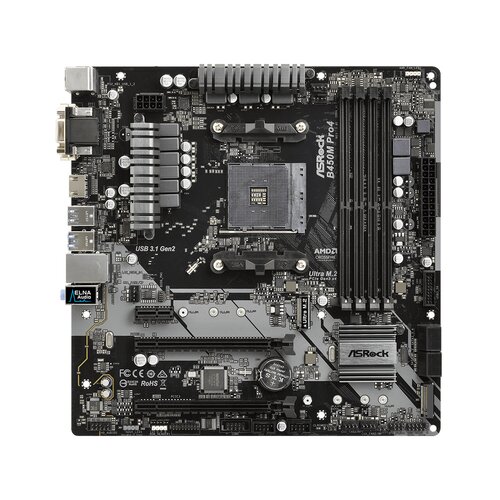 AsRock B450M PRO4 matična ploča Slike
