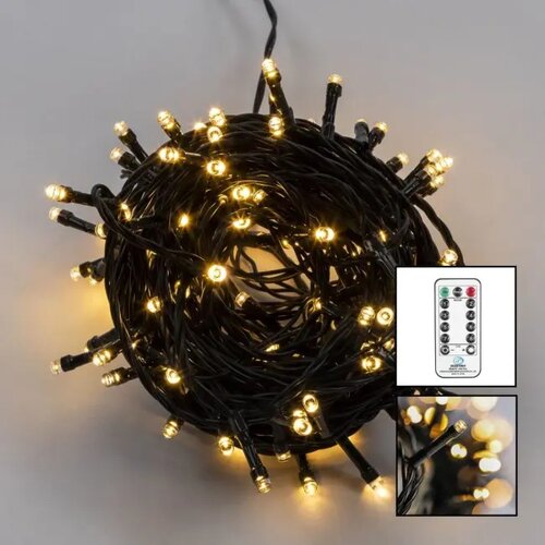  Niz svetlećih 120 led lampica sa daljinskim upravljačem Slike
