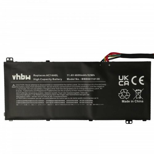 VHBW Baterija za laptop ACER ASPIRE 11.4V 4600mAh Cijene