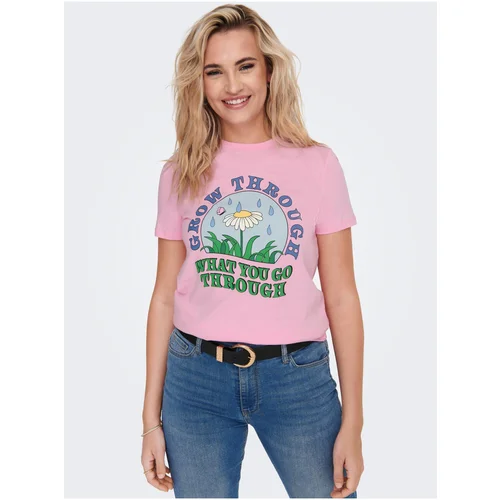 Only Pink T-Shirt Daphne - Women